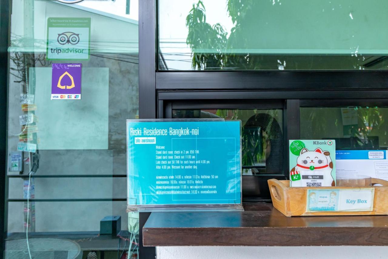 Riski Residence Bangkok-Noi - Wasit Apartment Kültér fotó